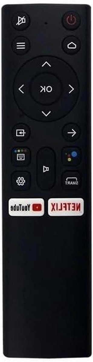 Afstandsbediening - Universele afstandsbediening - TV bedienen - Geen stemfunctie - 1 stuks - Zwart