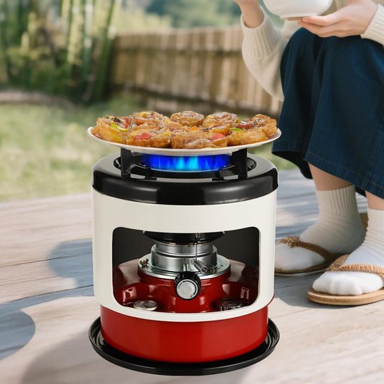 Petroleumkachel - Draagbare Brander - Outdoor Koken - Geoptimaliseerde Verneveling - 35L x 35B x 42H cm - null — afbeelding 3