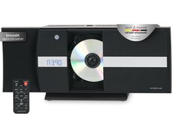 Verticale stereo-installatie - Compact systeem - Muziek luisteren - NFC en Bluetooth - 455 x 193 cm - Zwart