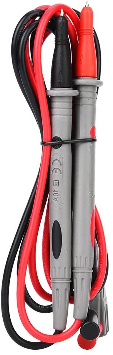 Meetsnoeren Set - Testkabels Multimeter - Elektrisch Testen - Universele Compatibiliteit - CAT III 1000V - Rood Zwart