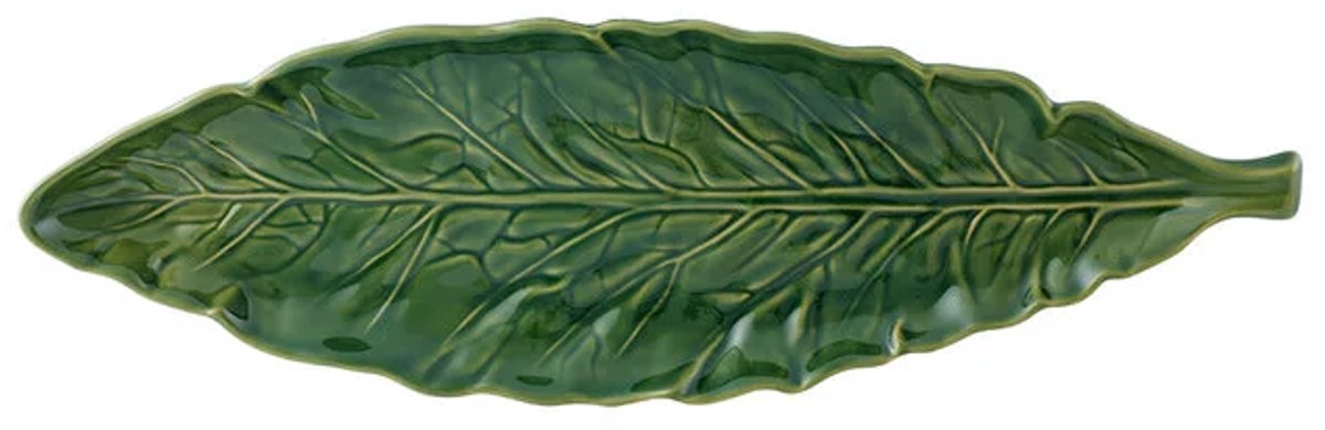 Bordallo Hotelware Portugees Design lang blad 39 cm cabbage groen