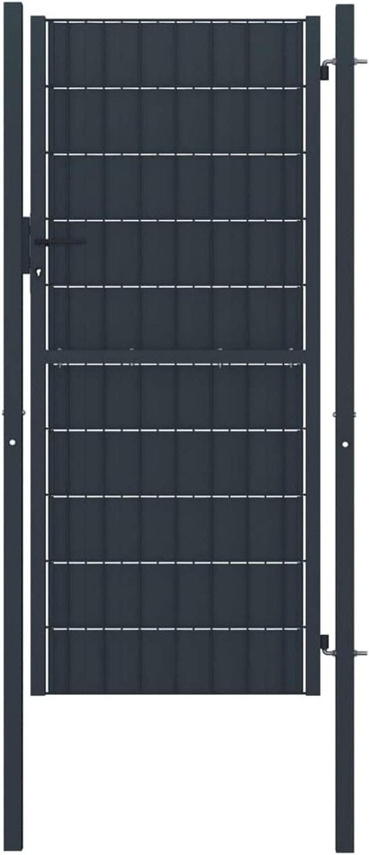 Hekdeur Tuinpoort - Metalen Poort - Toegang Afschermen - Stabiele Constructie - 100 x 164 