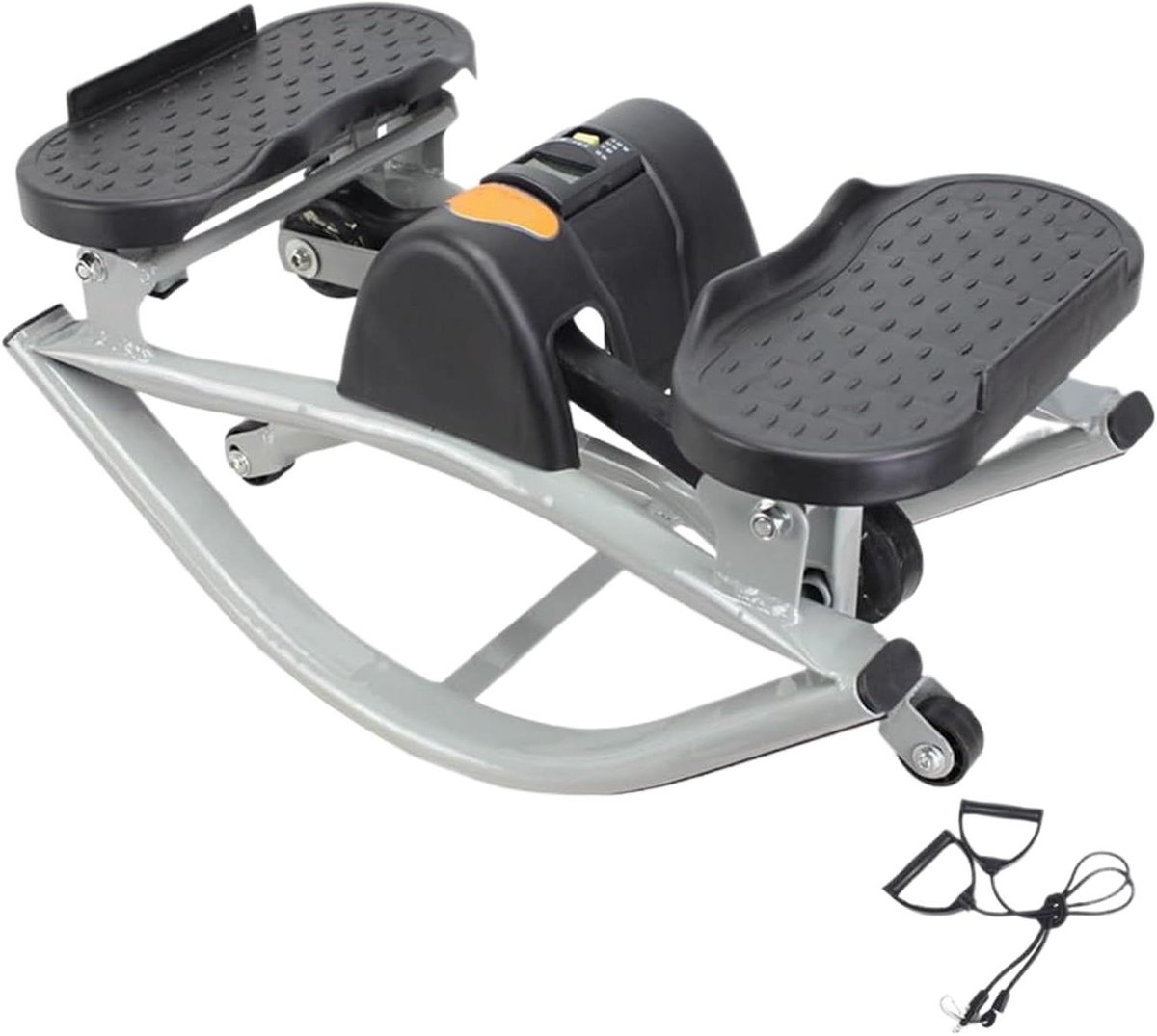 Zijmachine - Stepper machine - Thuis trainen - Stille hydraulische technologie - 50 cm - Zwart