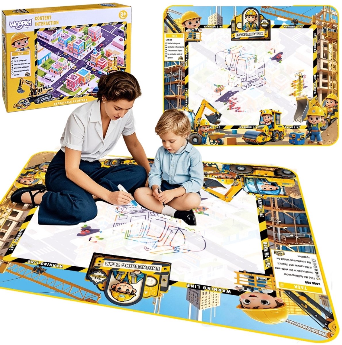 Woopie Waterverfmat Creatieve set met accessoires