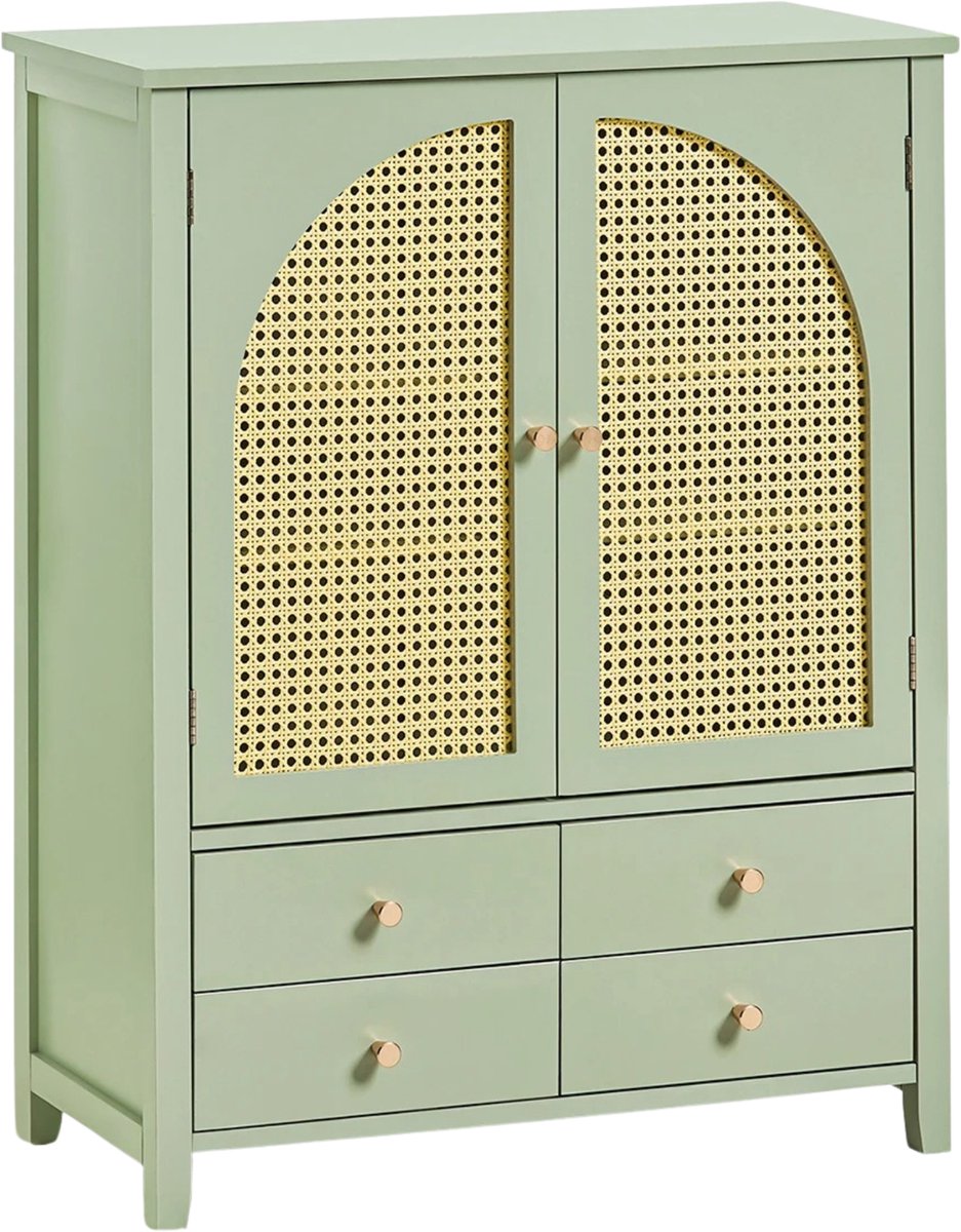 Solayne Kast - Kledingkast - Badkamerkast - Keukenkast - Opbergkast - Buffetkast - 2 deure