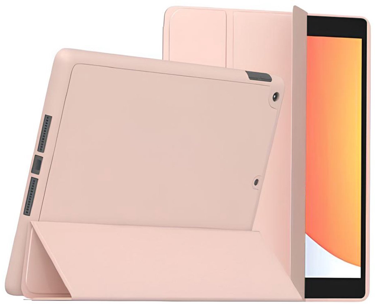 MYWAY, Beschermhoes Geschikt voor Apple iPad Air 11” Folio SlimSkin Series met Apple Pencilhouder, Roze