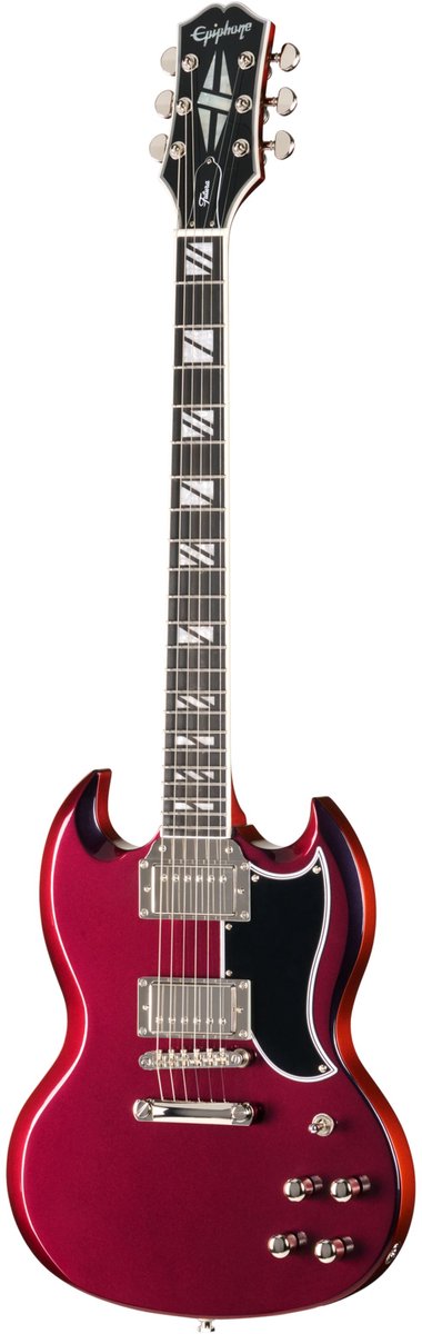 Epiphone Futura SG Custom Midnight Ember Shift - Double Cut modellen