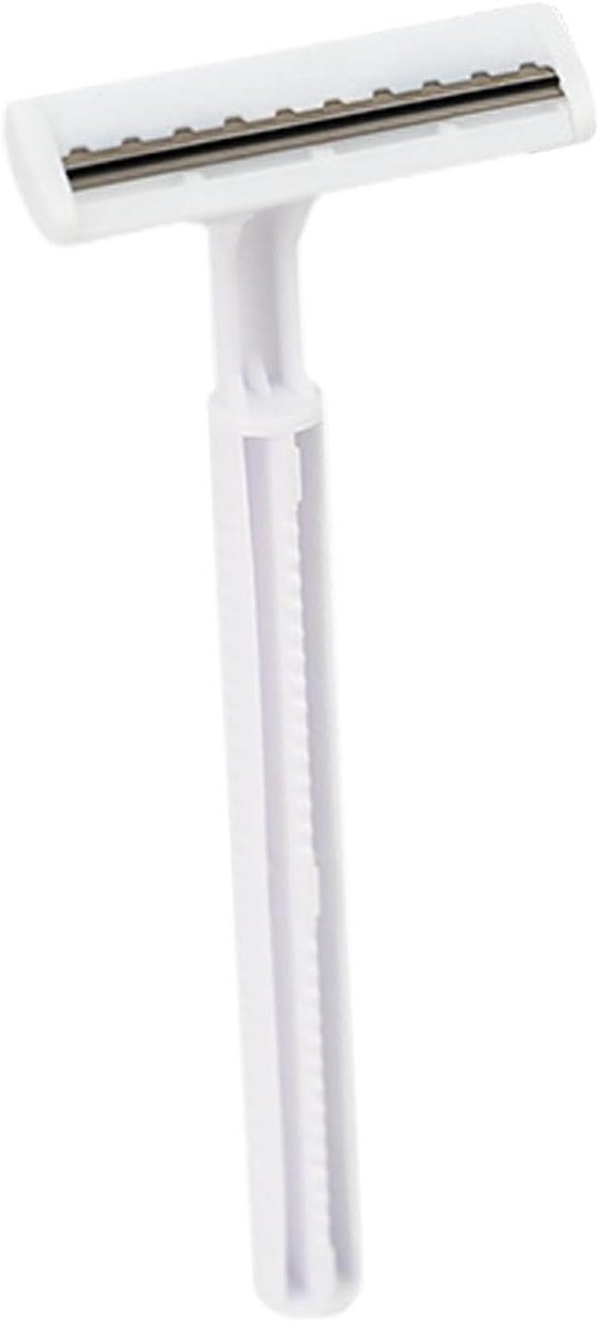 Handmatig Scheerapparaat - Reis Scheerkit - Glad Scheren - Drielaagse Snijder - 12 x 5 x 1 cm - Zilver