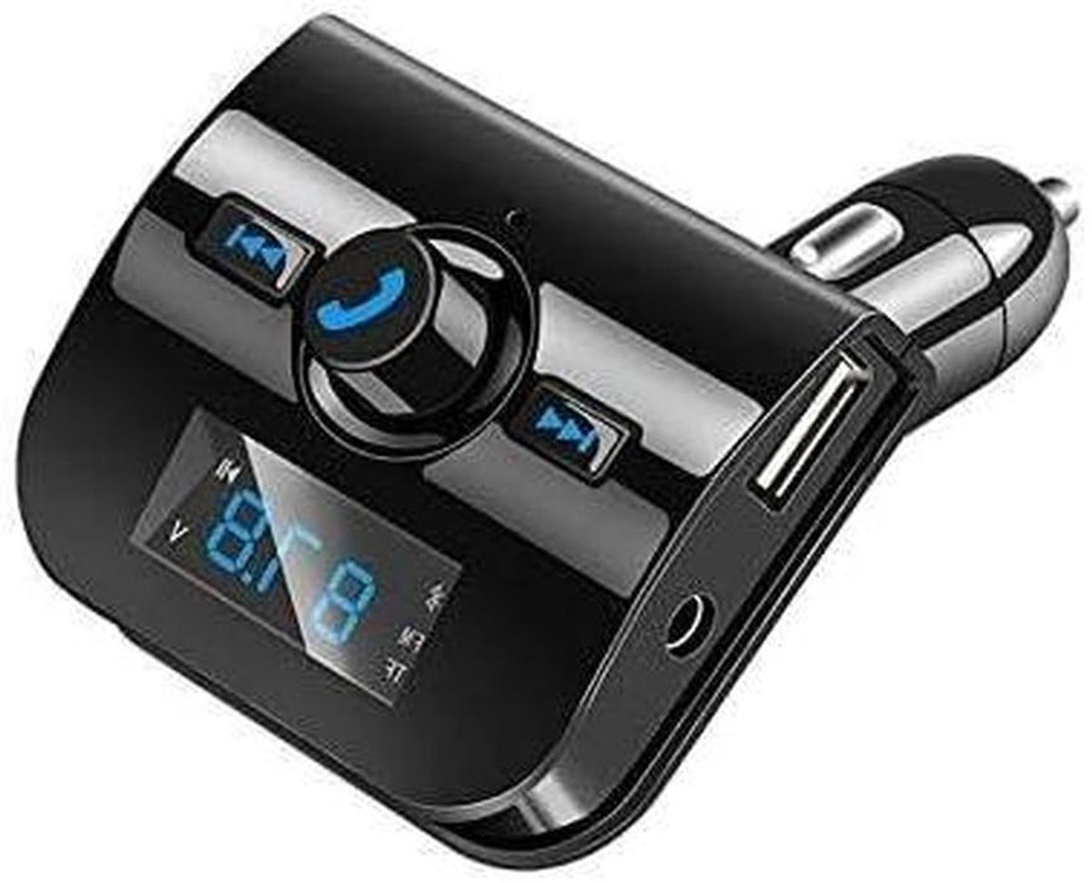 Bluetooth FM Zender - MP3 Speler Auto - Muziek Streamen Auto - Dubbele USB Poorten