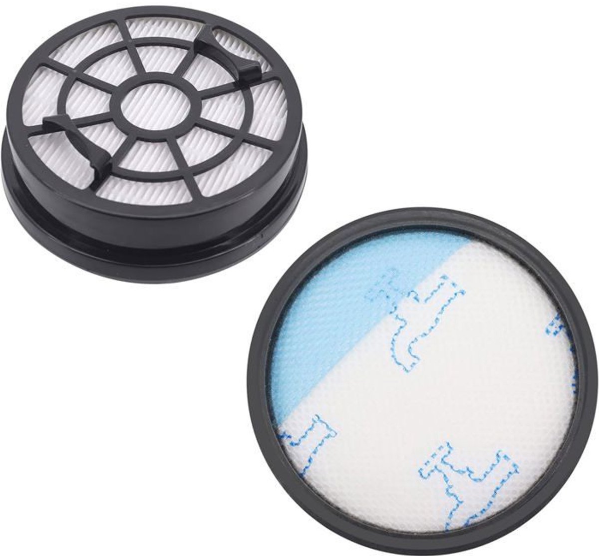 Wasbare voor- en nafilters voor Rowenta Swift Power Cyclonic stofzuigers RO2932EA, RO2933EA, RO2957EA, RO2981EA en RO2910EA.