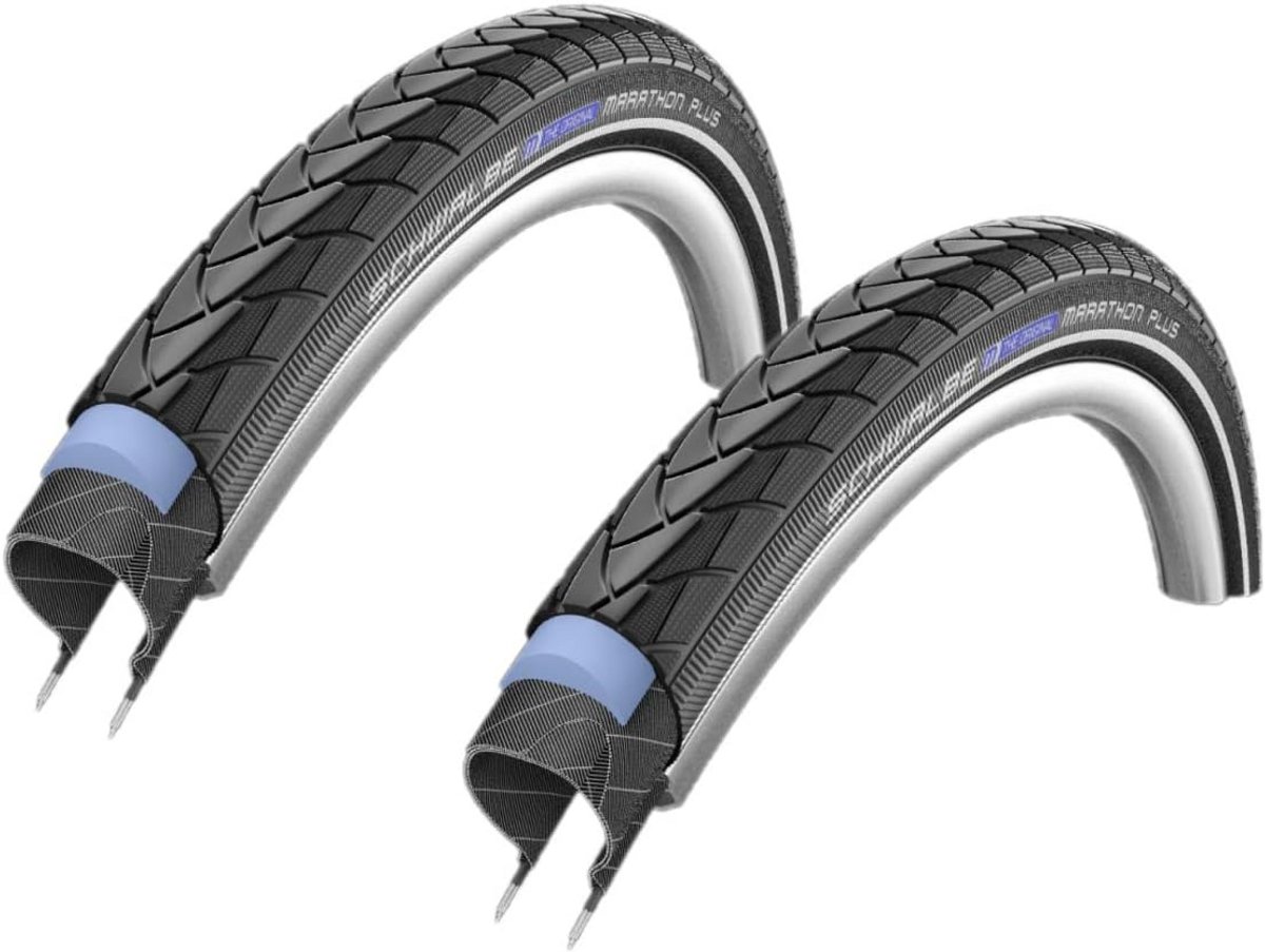 Fietsbanden Set - Lekvrije Banden - Veilig Fietsen - Hoge Lekbestendigheid - 20 Inch - Zwart Reflex