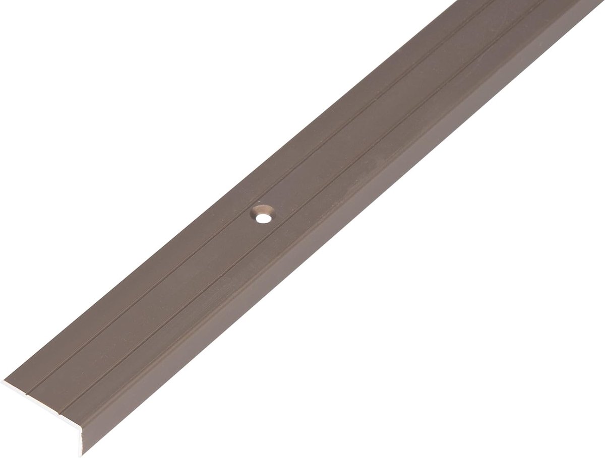 Trapprofiel Bescherming - Aluminium Rand - Vloer Afwerking - Brons Geanodiseerd - 100 cm - Aluminium
