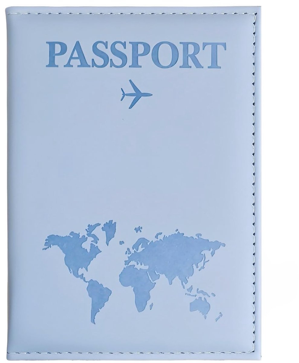 Dailygoods- Paspoorthoes - Draagbaar - PU-leer - Paspoorthouder - Paspoortbescherming - Vliegtuiglogo - Elegant ontwerp - Reisdocumenthouder