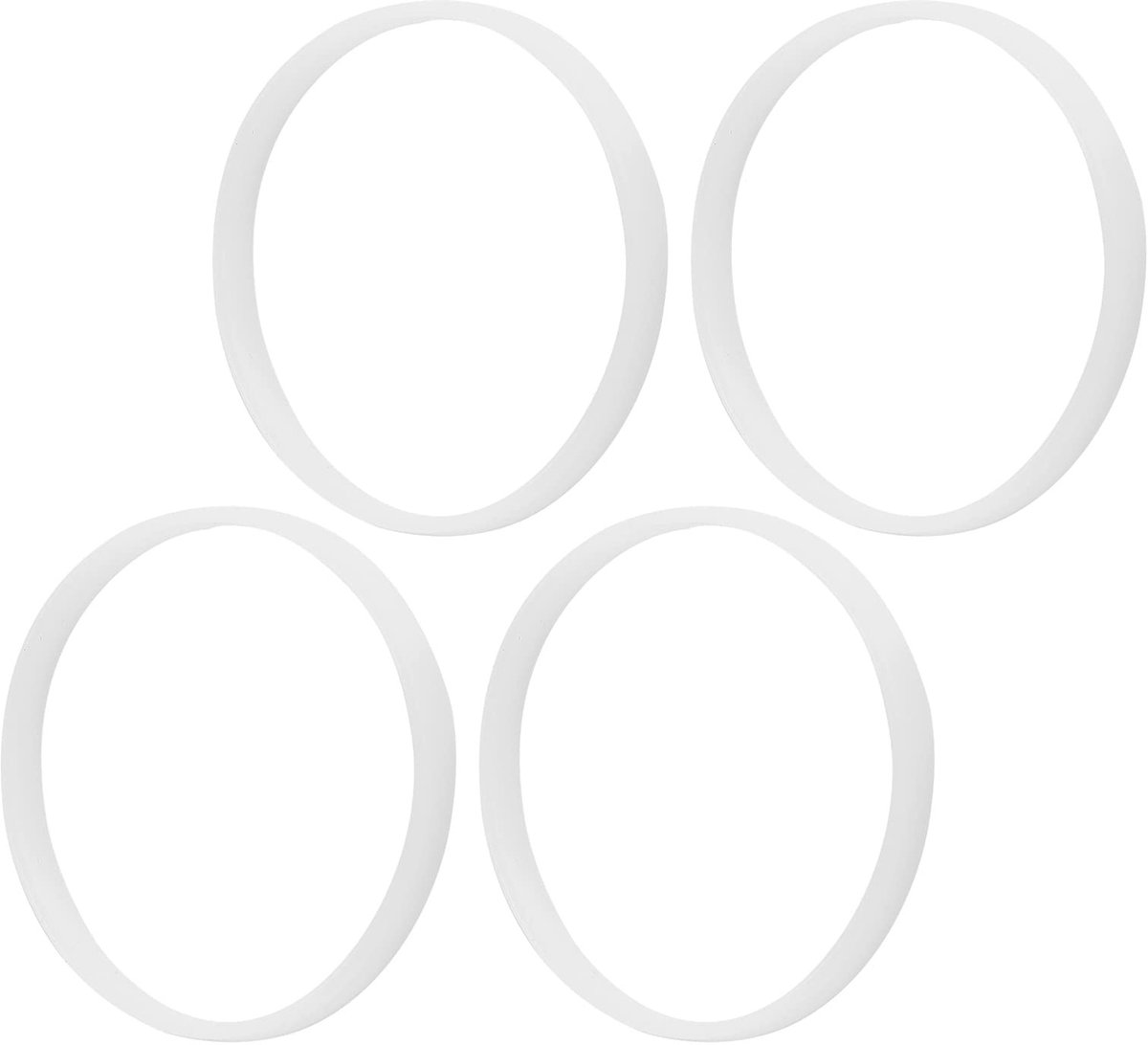 Dailygoods- O-Ring Vervanging - Rubber Afdichting - Set van 4 Stuks - Diameter 10 cm - Geschikt voor Juicer - Lichtgewicht 40 g - Afdichtring