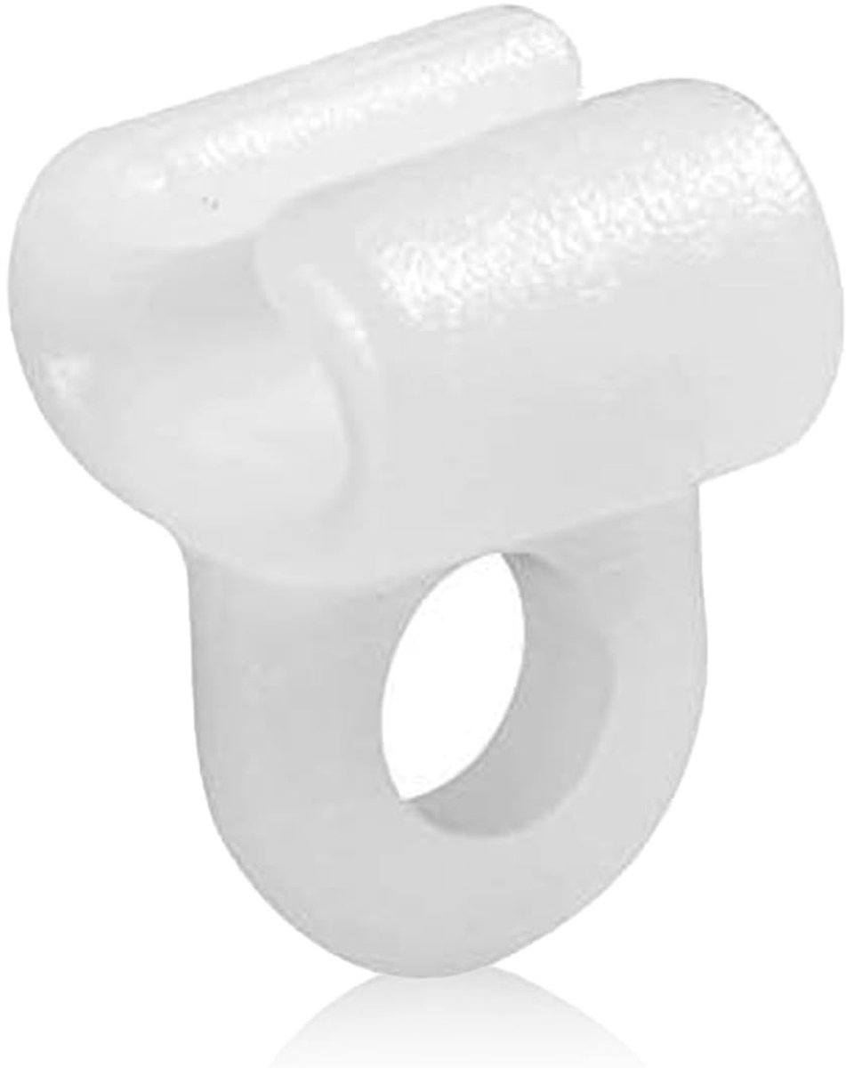 Dailygoods- Glijhaken 40 stuks - Gordijnhaken - Gordijnringen - Gordijn glijders - Plooihaken - Geschikt voor gordijnrails