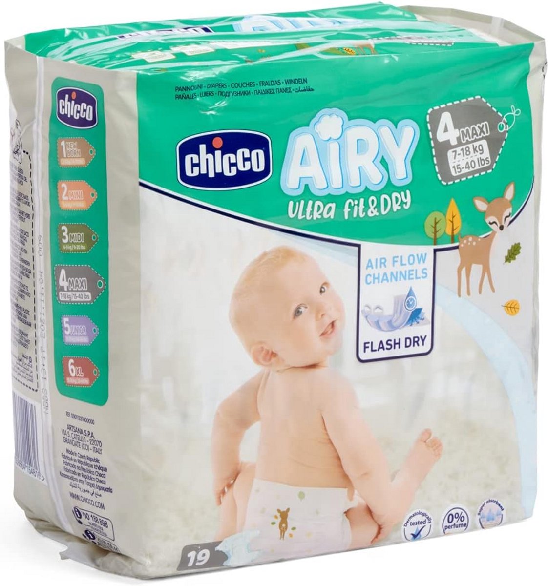 Babyluiers - Droge billen - Comfortabel slapen - Ultra Fit & Dry - Maat 4 - Wit
