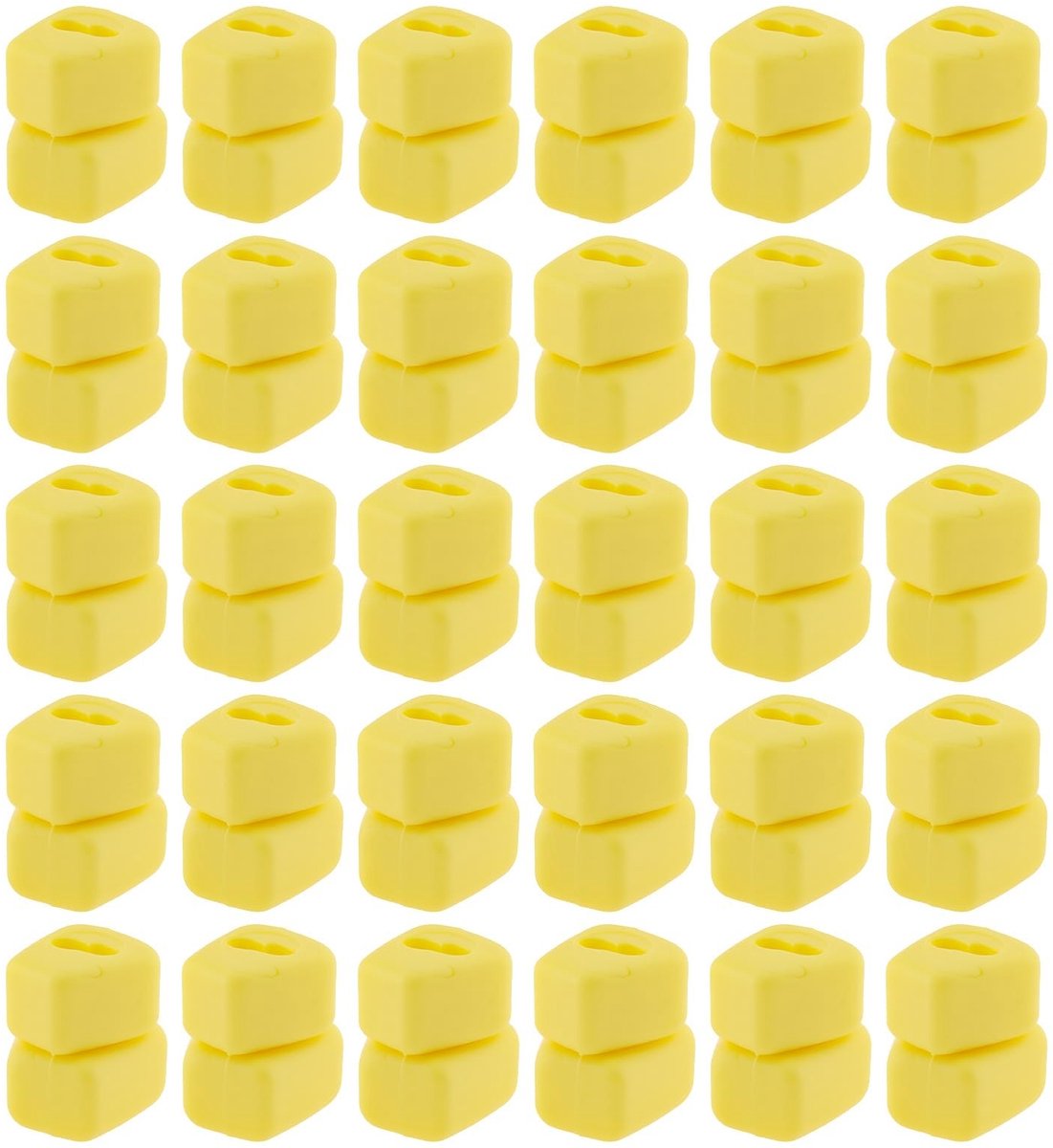Dailygoods- Maïs Lokken Dubbel - 30x Aas - 9,5x11,5mm - Duurzaam Siliconen - Veilig Aas - Aantrekkelijk voor Karper - Visaas