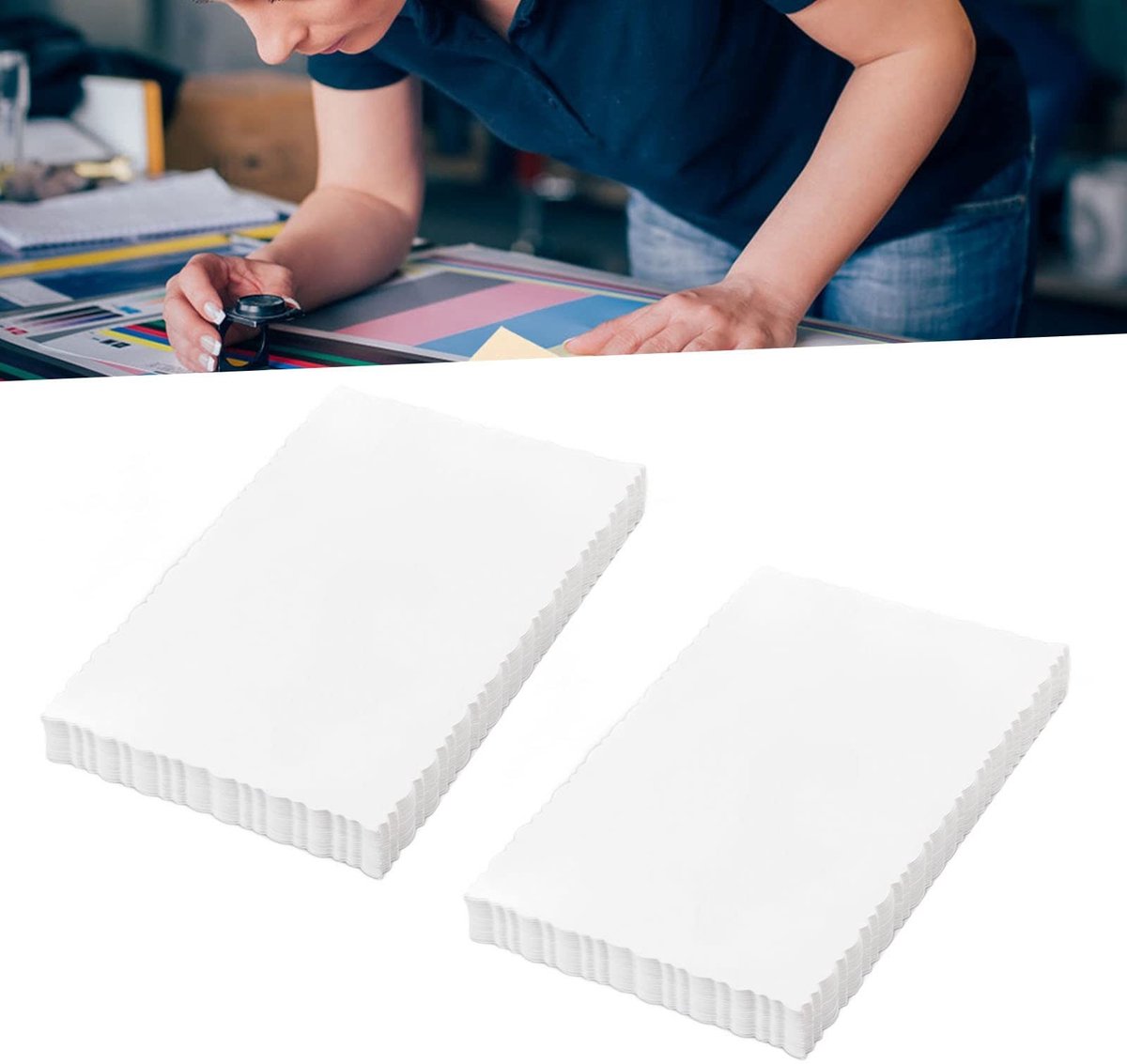 Dailygoods- Wenskaarten Set 100 Stuks - Wenskaarten Blanco - Wenskaarten Verjaardag - Wenskaarten Geboorte - Wenskaarten DIY - Hoogwaardig Kartonpapier 15x10 cm - Kaartjes