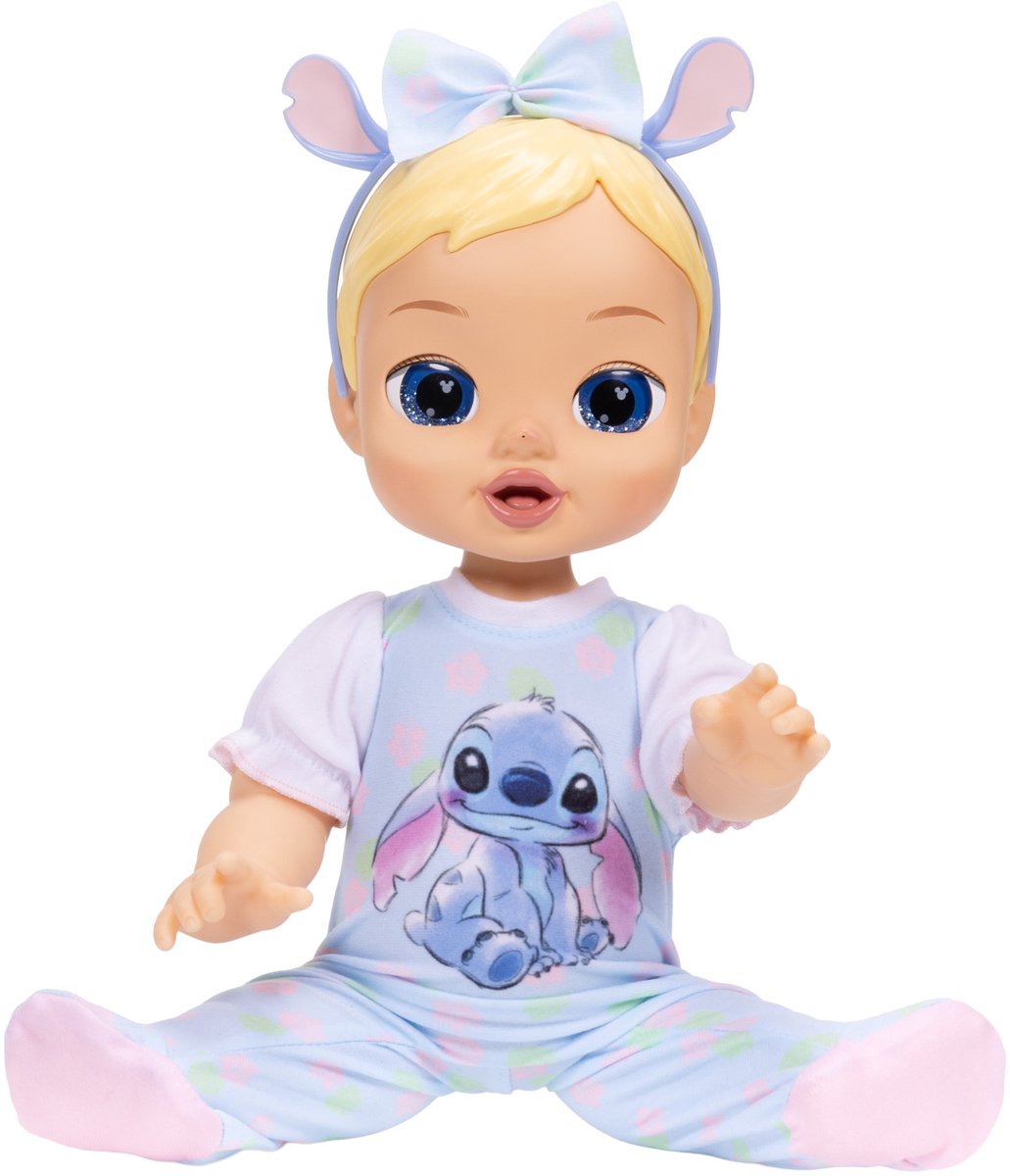 Disney Darlings Interactieve pop - magische babypop Stitch met licht en geluid