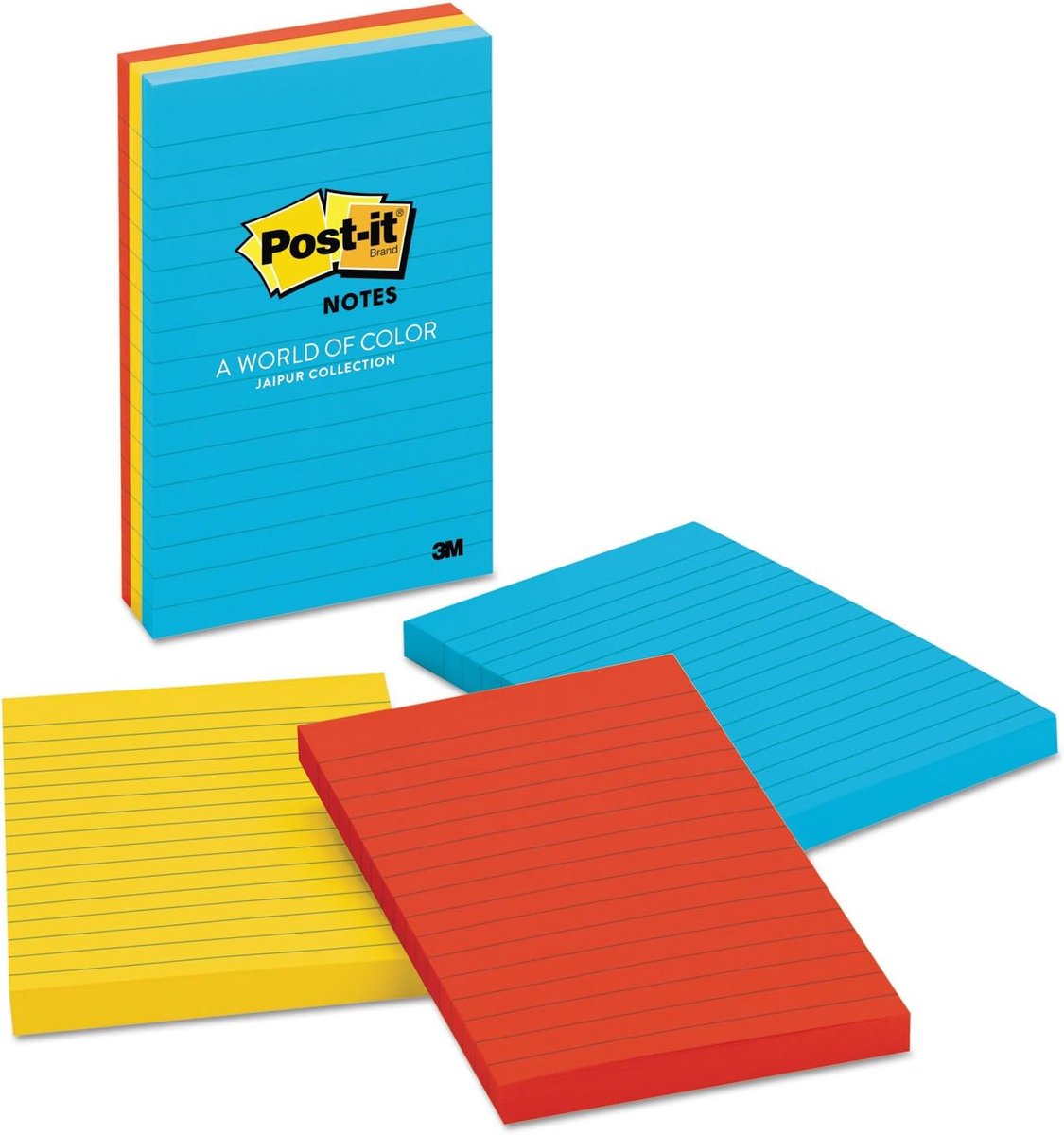 Notitieblaadjes - Kleurrijke Post-its - Berichten Markeren - Levendige Kleuren - 100 Vel per Blok - Geassorteerd