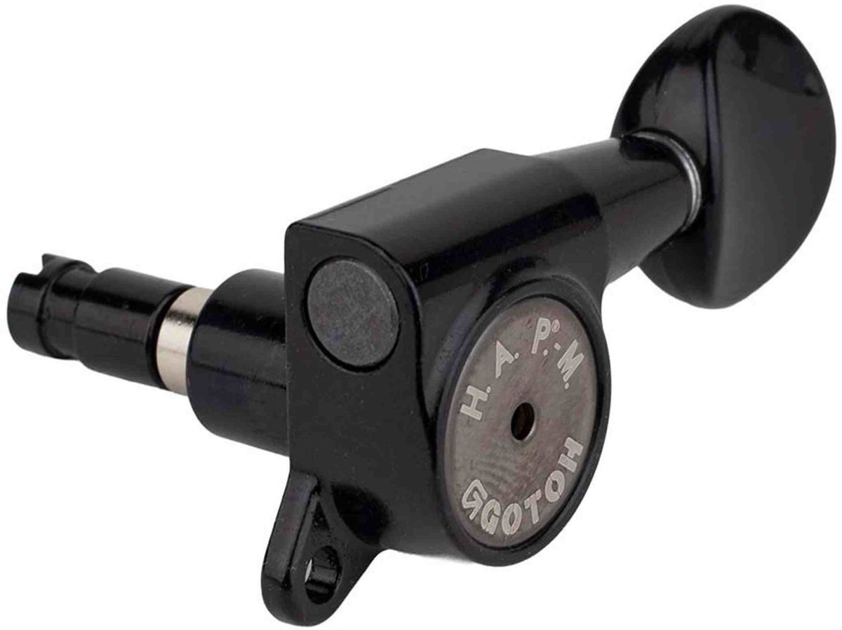 Gotoh GTH13915 SG381 stemmechanieken met HAPM and 05 knoppen, 6L, zwart