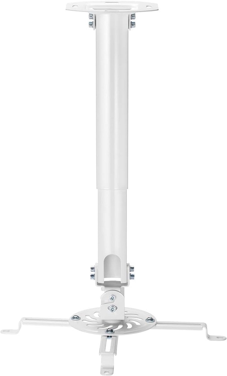 Projector Houder - Plafondbeugel - Thuisbioscoop - Verstelbaar - 135 kg - Wit