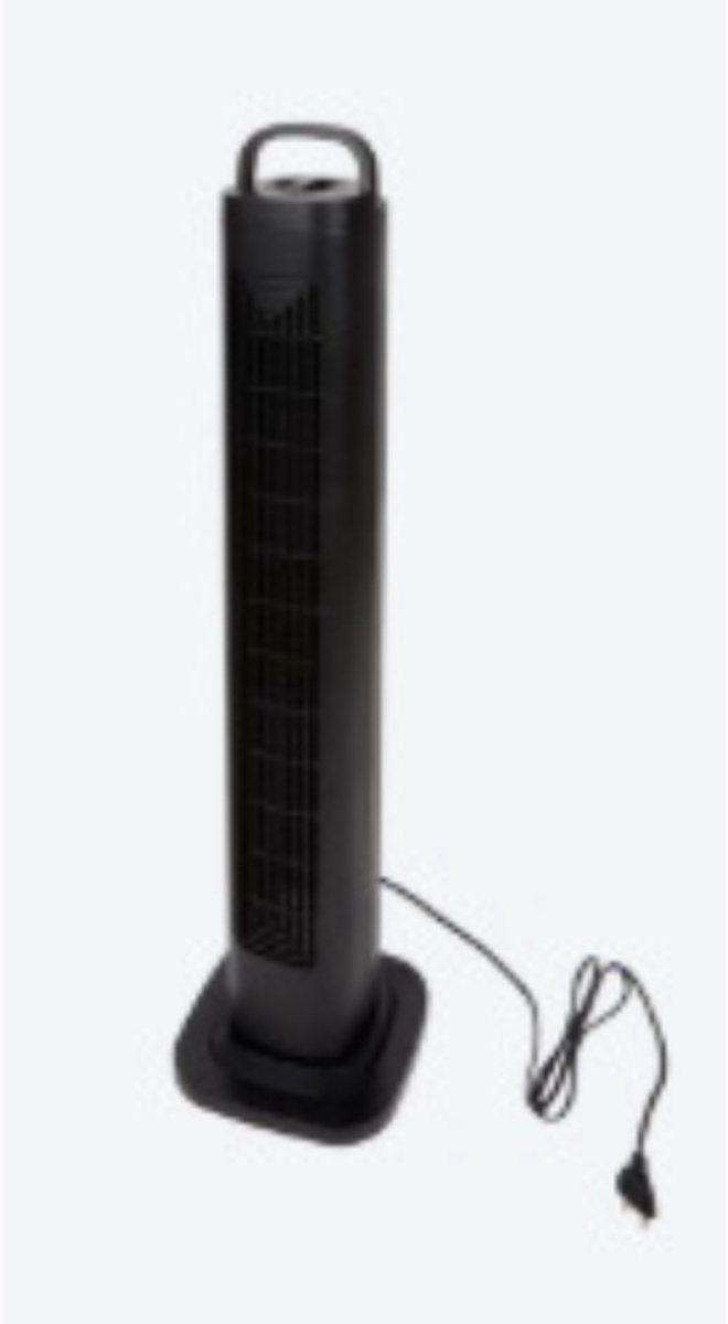 Kinzo torenventilator - Zwart