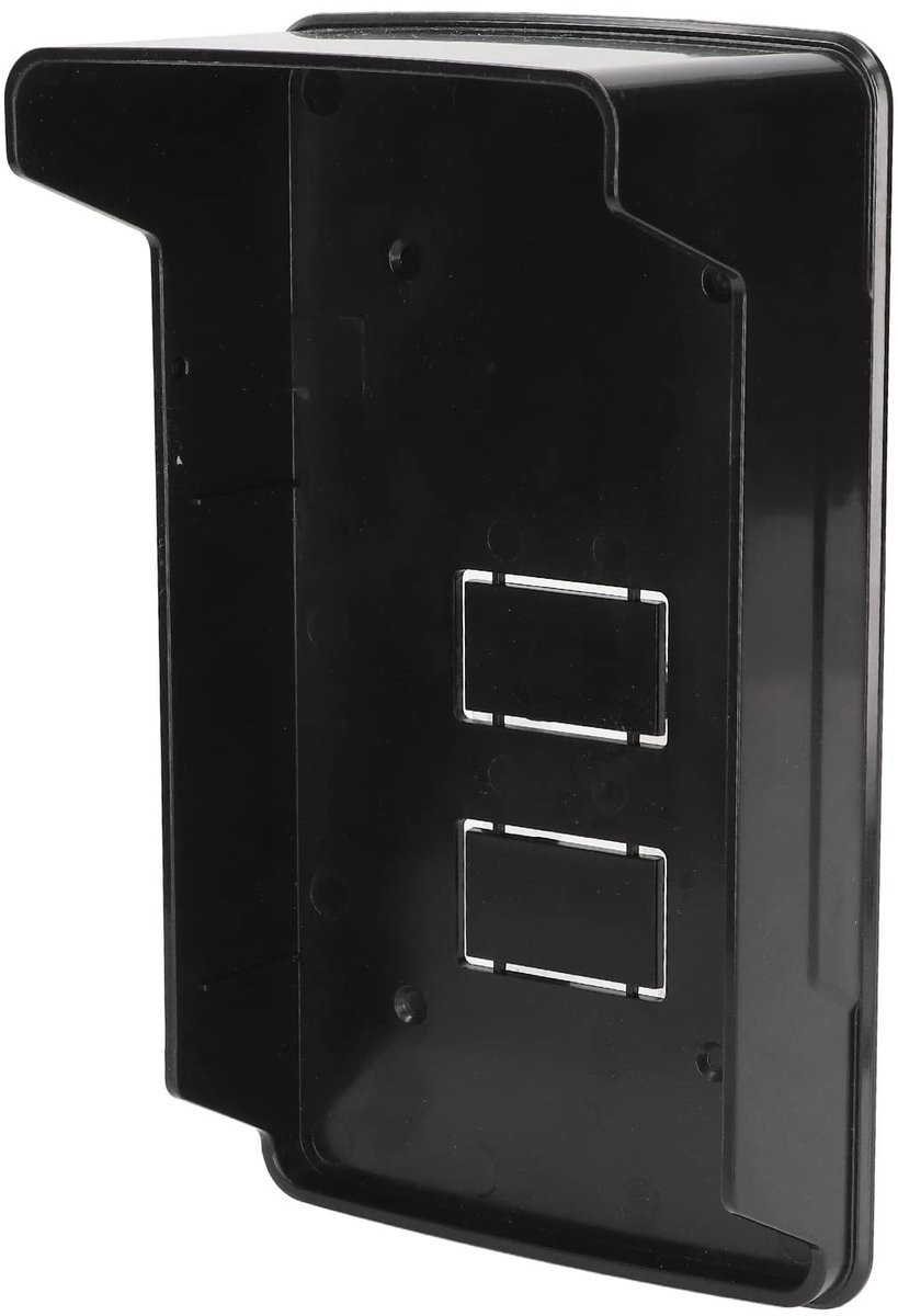 Dailygoods- Deurbel Cover Weerbestendig - Bescherming tegen Slijtage - Acryl Materiaal - Eenvoudig te Installeren - Binnenafmetingen 230x130x80mm - Geschikt voor Diverse Deurbellen - Deurbelschild