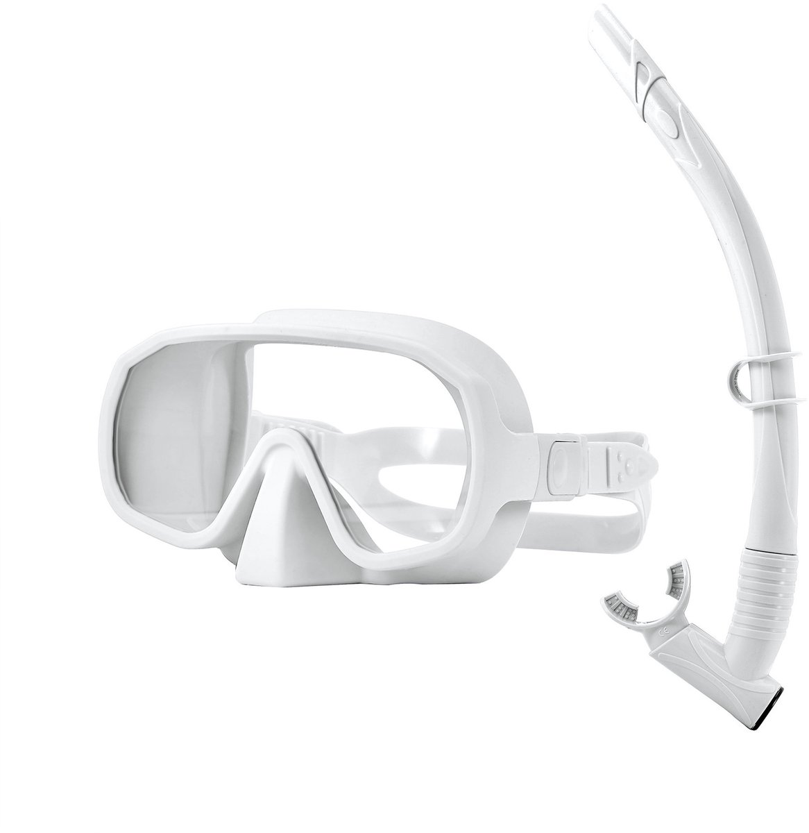 Snorkelset Geschikt voor volwassenen, snorkeluitrusting Geschikt voor volwassenen, anti-condens frameloos snorkelmasker, verstelbaar snorkelmasker Geschikt voor snorkelen, duiken, zwemmen en reizen.
