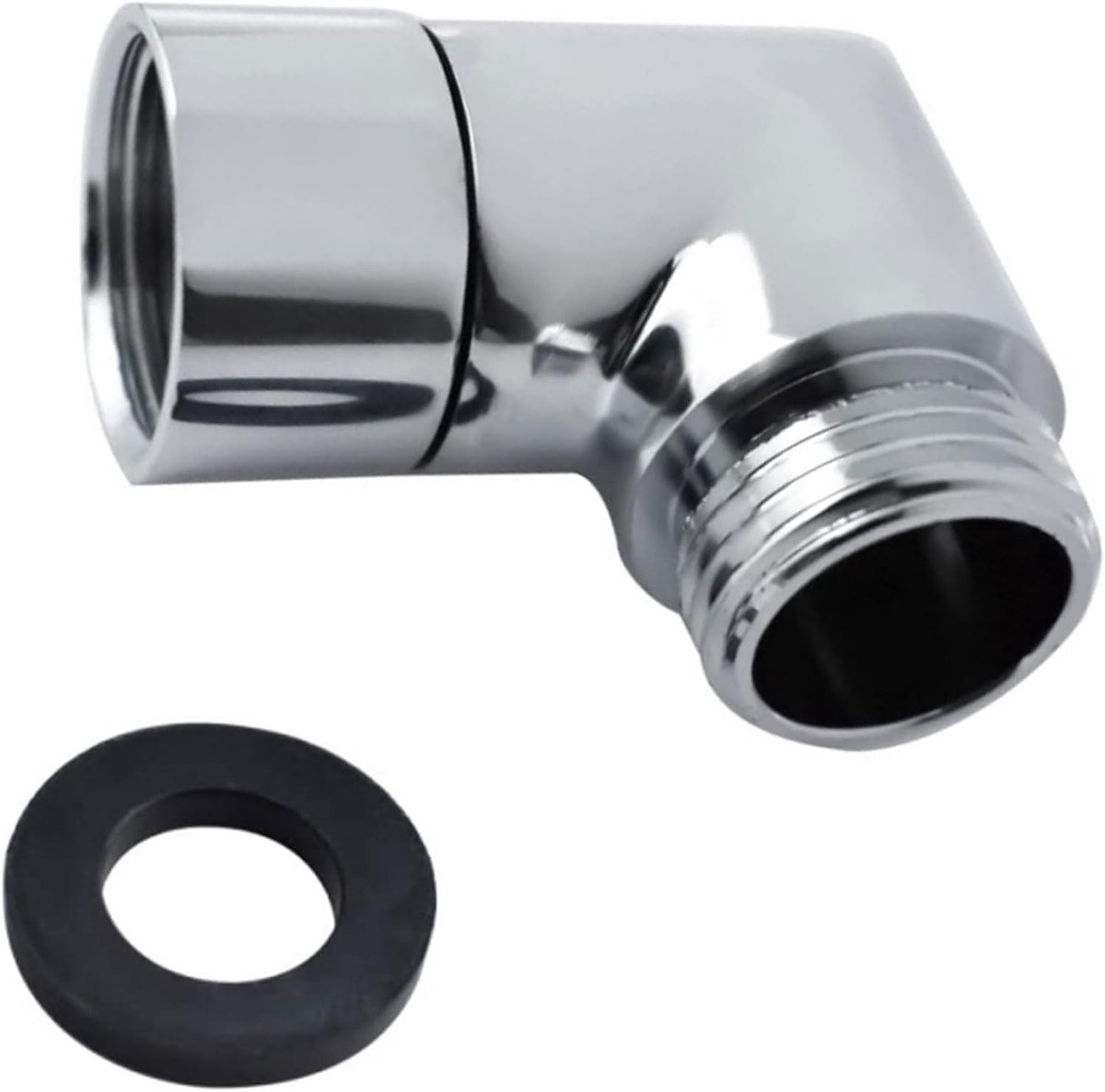 Dailygoods - Hand Shower Adapter 90° - Douche Slang Aansluiting met Hinge Connector