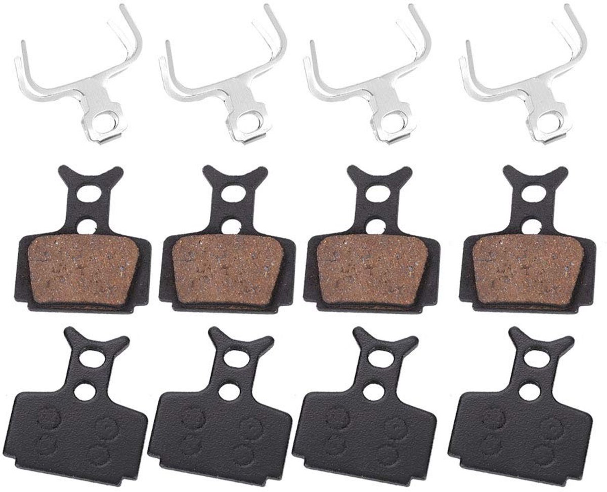 Dailygoods- Remblokken - 4 Paar - Stille Modulatie - Geschikt voor Formula R1/R1R/RO/RX - Harspads - 2,8 x 3,5 cm - Productgarantie - Schijfremblokken