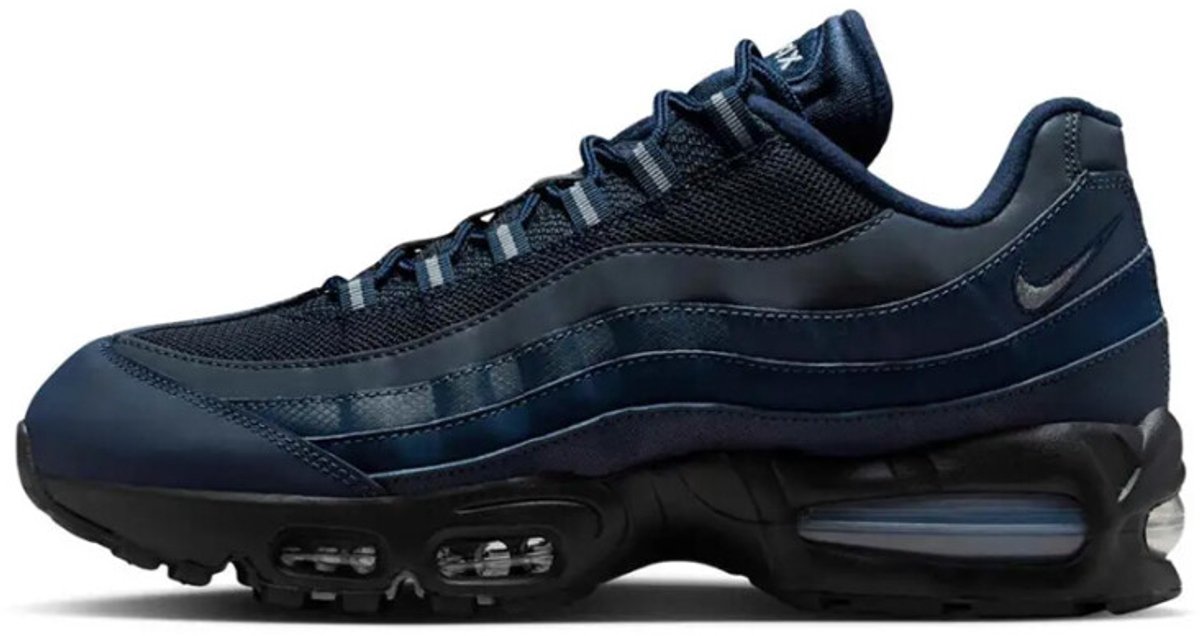Nike Nike Air max 95 Big Bubble Sneakers Unisex Obsidian Blauw