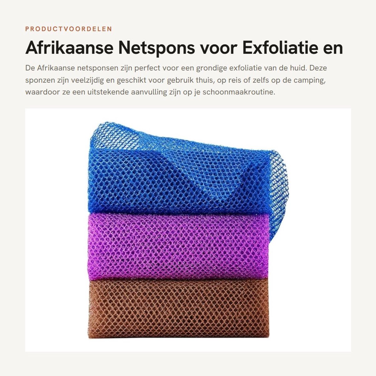 Dailygoods- Netspons 3 Stuks - Exfoliërende Scrubnet - 80 x 30 cm - Nylon/Polyester - Geschikt voor Thuis/Reis/Camping - Blauw/Paar/ZWART - Badspons