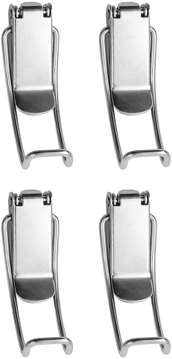 Dailygoods - Set van 4 Koolstofstalen Tuimelsloten voor Gereedschap en Kasten