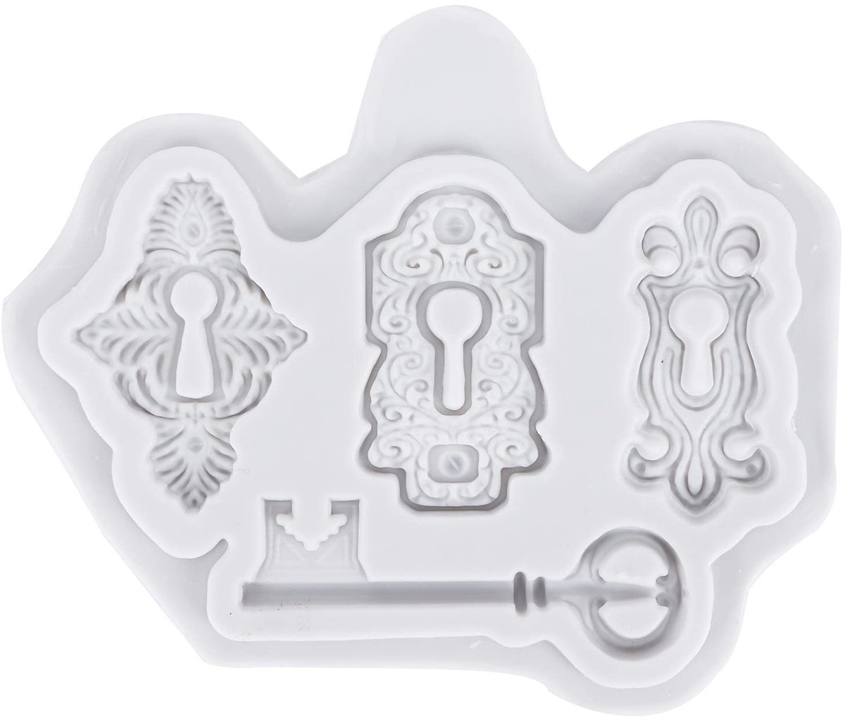 Dailygoods- Siliconen Mal Sleutelgat - Vintage Taart Decoratie - Fondant Mal - Chocolade Mallen - Duurzaam en Niet-klevend - Temperatuurbereik 40~230°C - Cakevorm