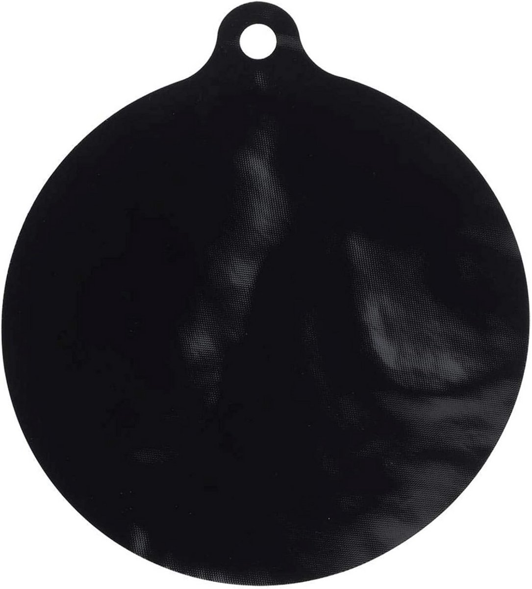 Inductiekookplaat Beschermmat - Antislipmat Siliconen - Kookplaat Beschermen - Hoge Temperatuurbestendig - 22 cm Rond - Zwart