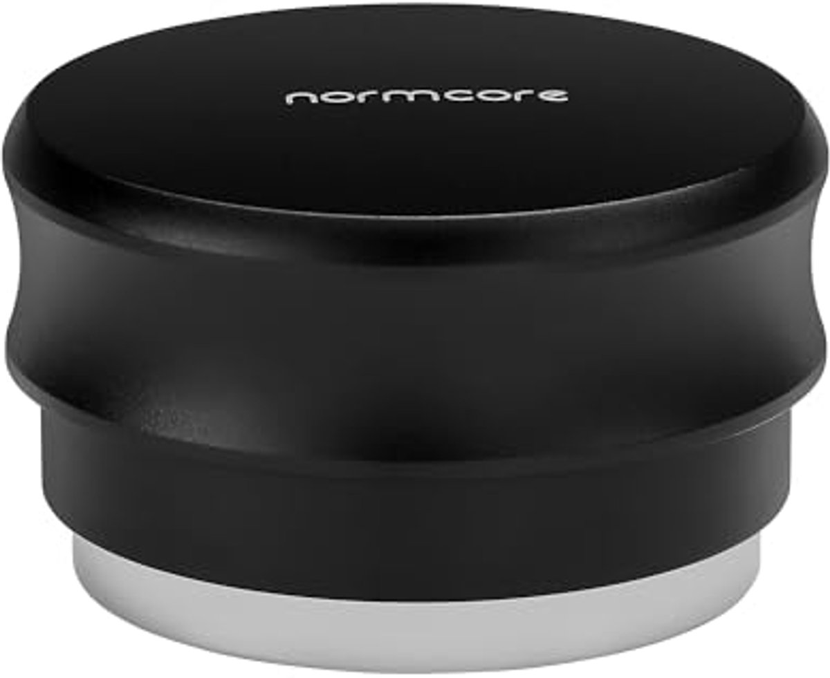 Koffie Tamper Barista Tool Espresso Bereiden Ingebouwde Veer 53.3 mm Zilver
