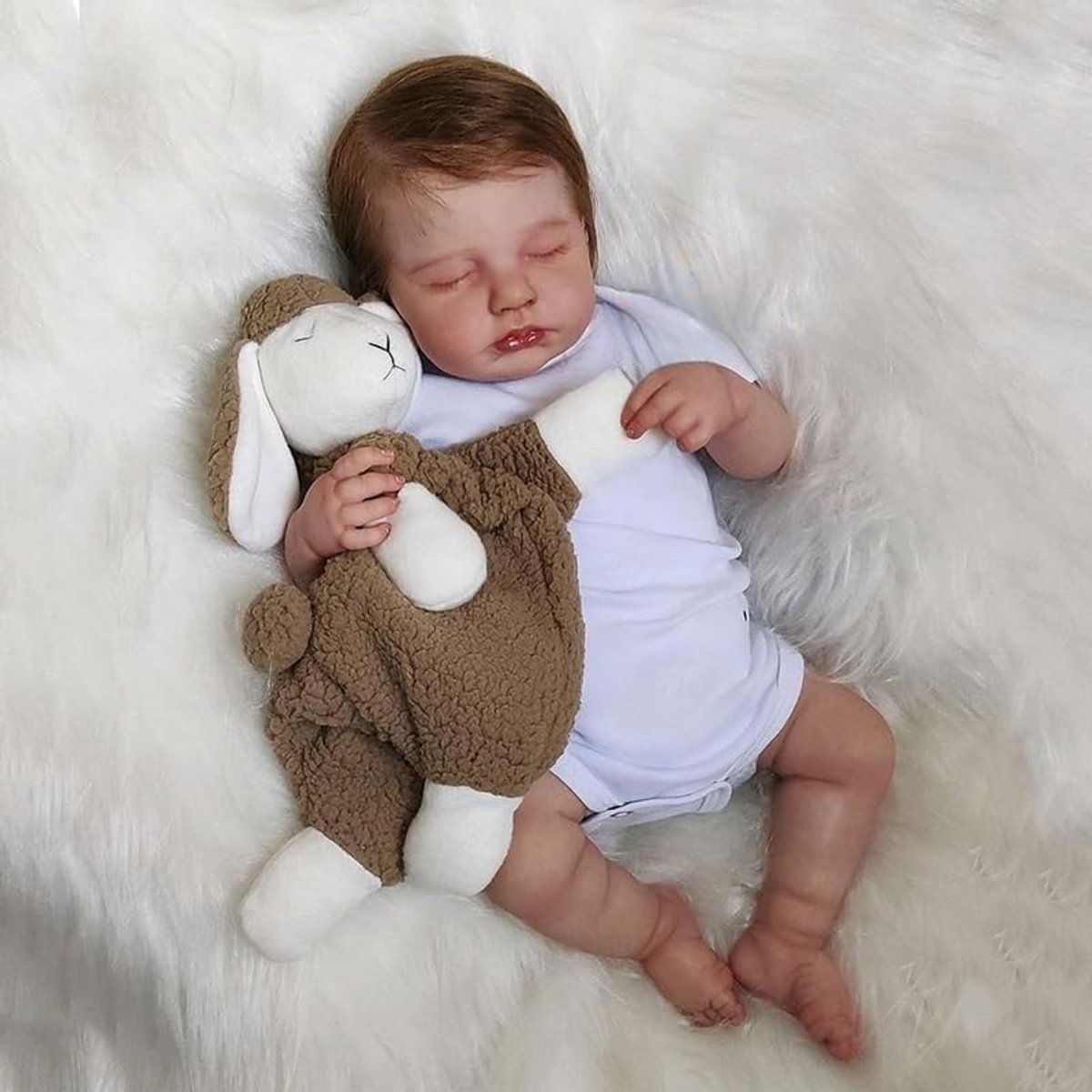 Realistische Reborn Pop - Levensgetrouwe Baby - Kinderspel - Zacht Lichaam - 50 cm - Meisje