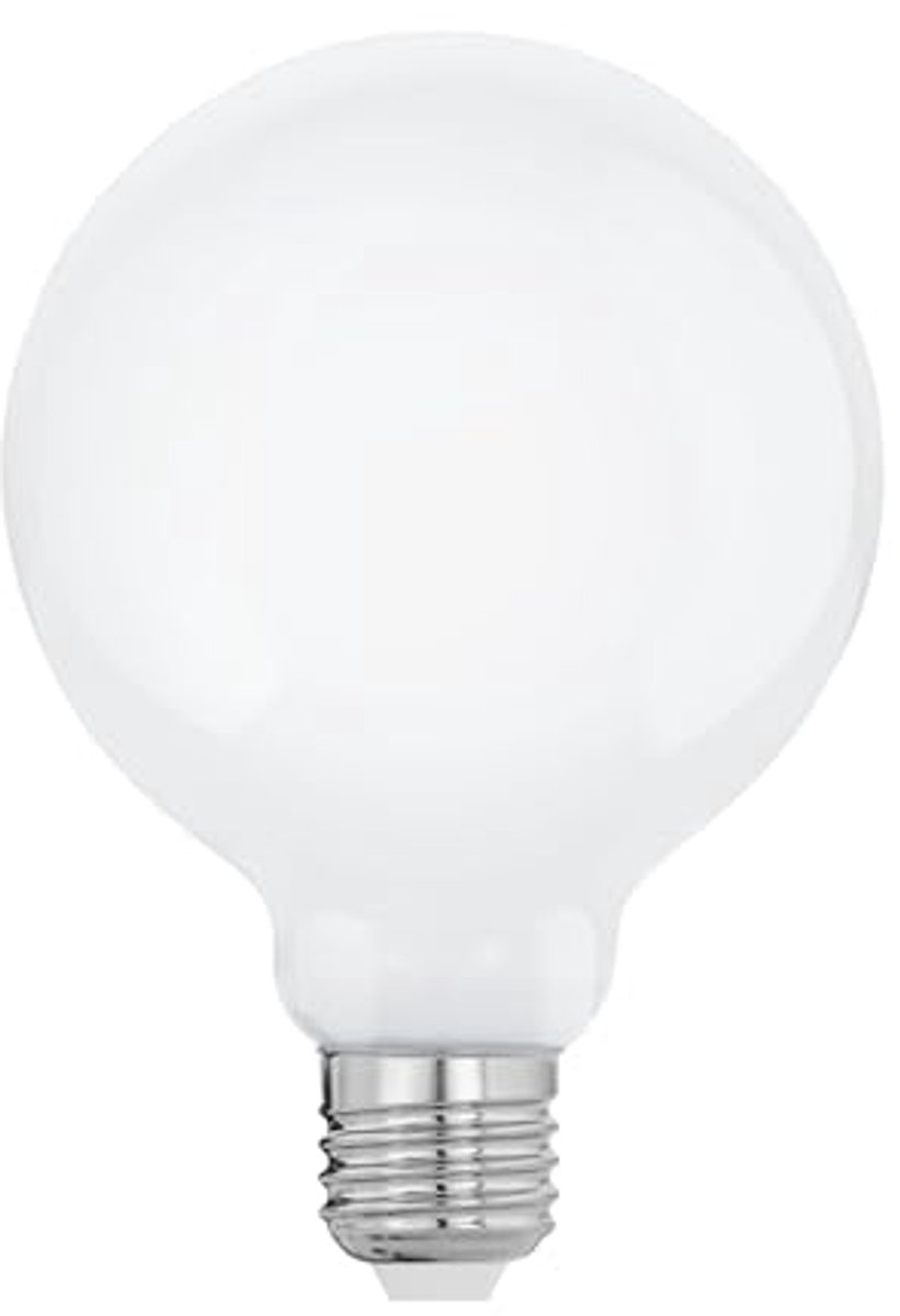 Ledlamp E27 - Gloeilamp bolvormig - Sfeervolle verlichting - 360 graden licht - 95 cm diameter - Opaal wit