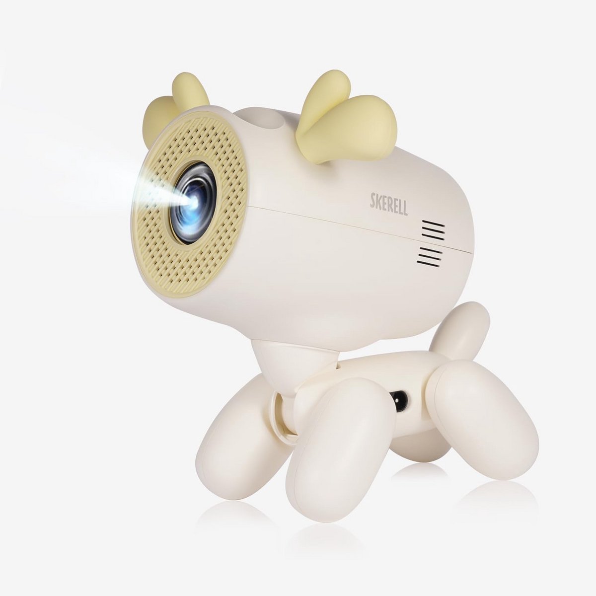 Mini Projector - Draagbare Beamer - Thuisbioscoop Creëren - Wifi en Bluetooth - 127-381 cm Display - Wit