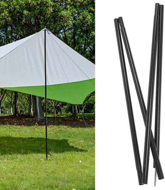 Telescopische Stokken - Verstelbare Staven - Kampeer Luifel - Sterk IJzer Materiaal - 2 Meter - Zilver — afbeelding 3