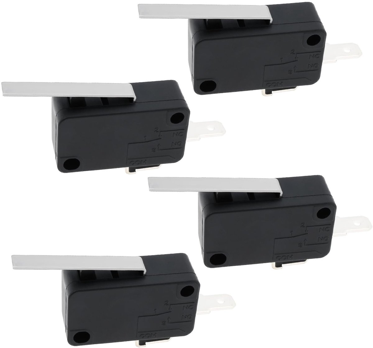 Dailygoods - 4 Stuks Koelkast Dispenser Schakelaar voor Hoge Belastingen