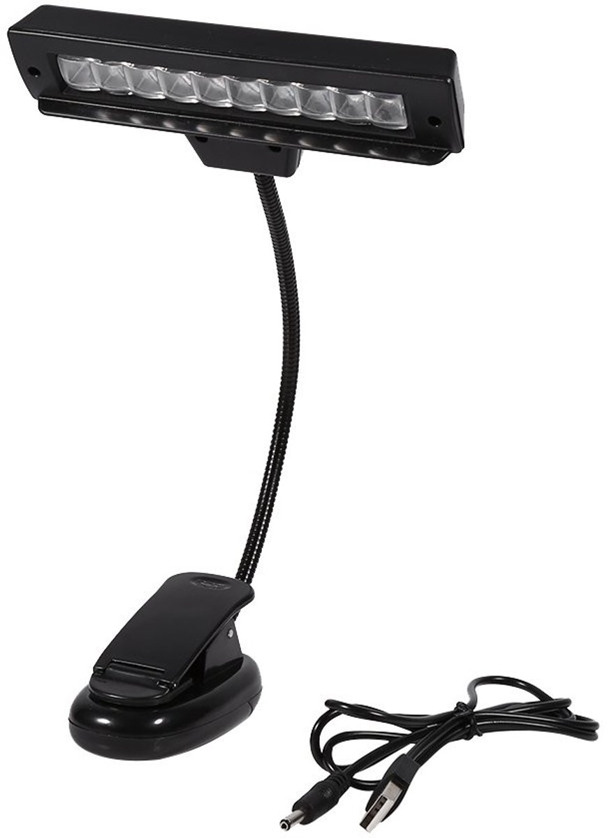 Dailygoods - Draagbare Clip-on Muziekstandaard - Hoge Helderheid - Ideaal voor Muzikanten - Lichtgewicht en Compact - Verlichting voor Muziekbladen -...
