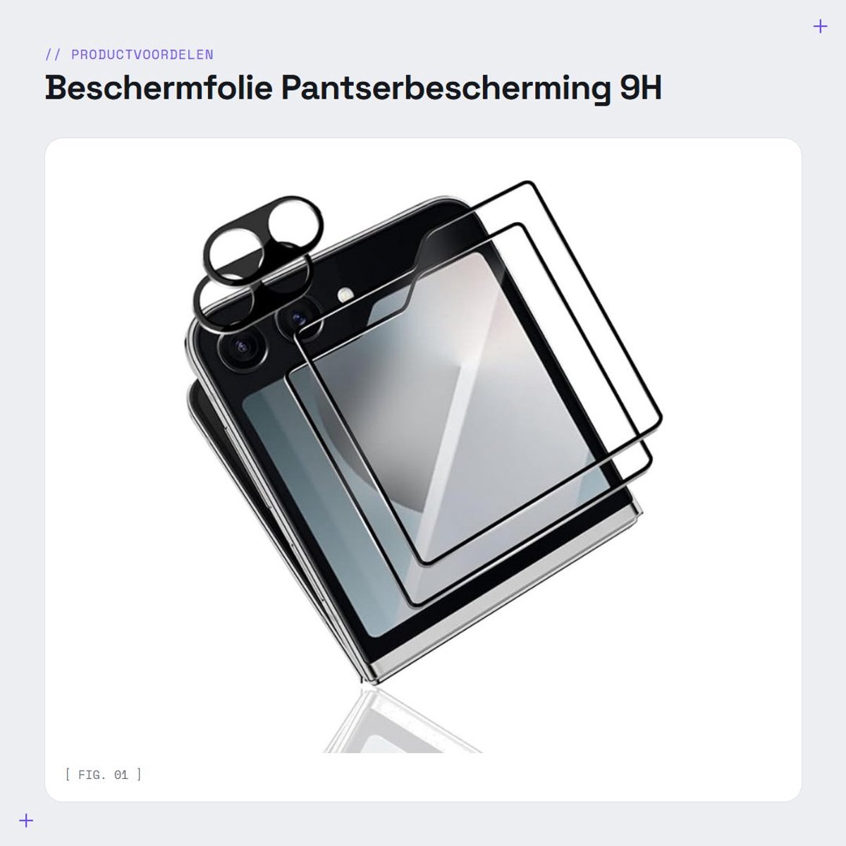 Dailygoods- Beschermfolie 4 Stuks - Pantserbescherming - Glas - Displaybescherming - Kamerabescherming - Luchtbelvrij - 9H Hardheid - Screenprotector