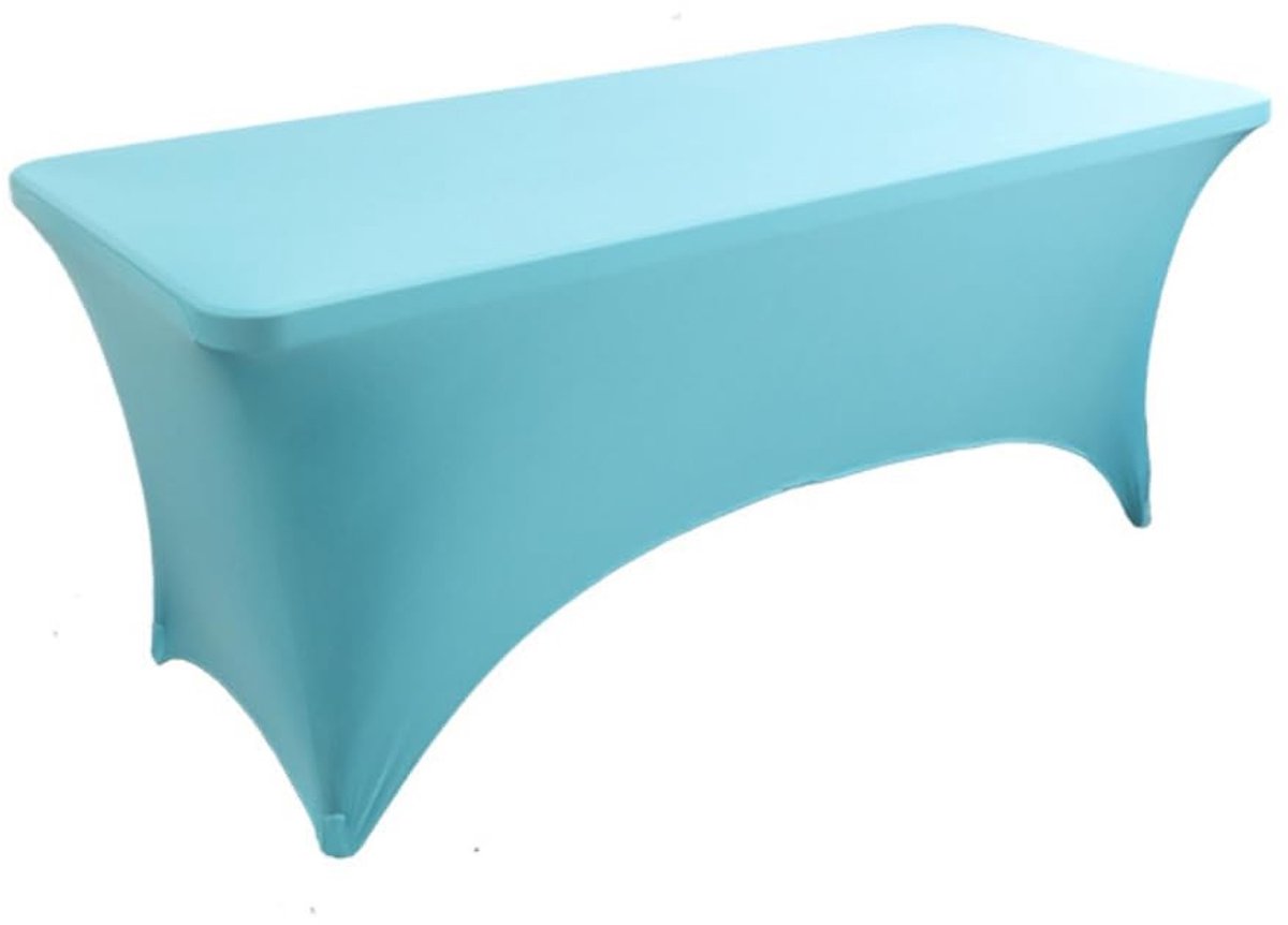 Dailygoods- Tafelkleed Elastisch - Tafelkleed Katoen - Tafelkleed Afwasbaar - Tafelkleed voor Feest - Tafelkleed 183x75 cm - Verkrijgbaar in 28 Kleuren - Tafelbedekking