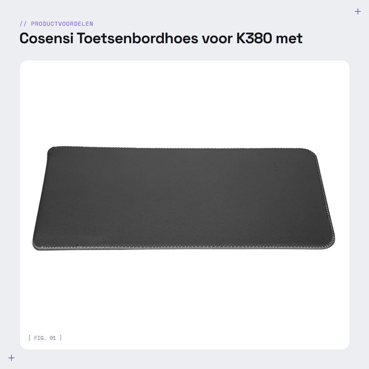 Dailygoods- Toetsenbordhoes - Beschermhoes - Draagtas - Stofdichte Afdekking - Kunstleren Tas - Duurzaam Ontwerp - Toetsenbordtas