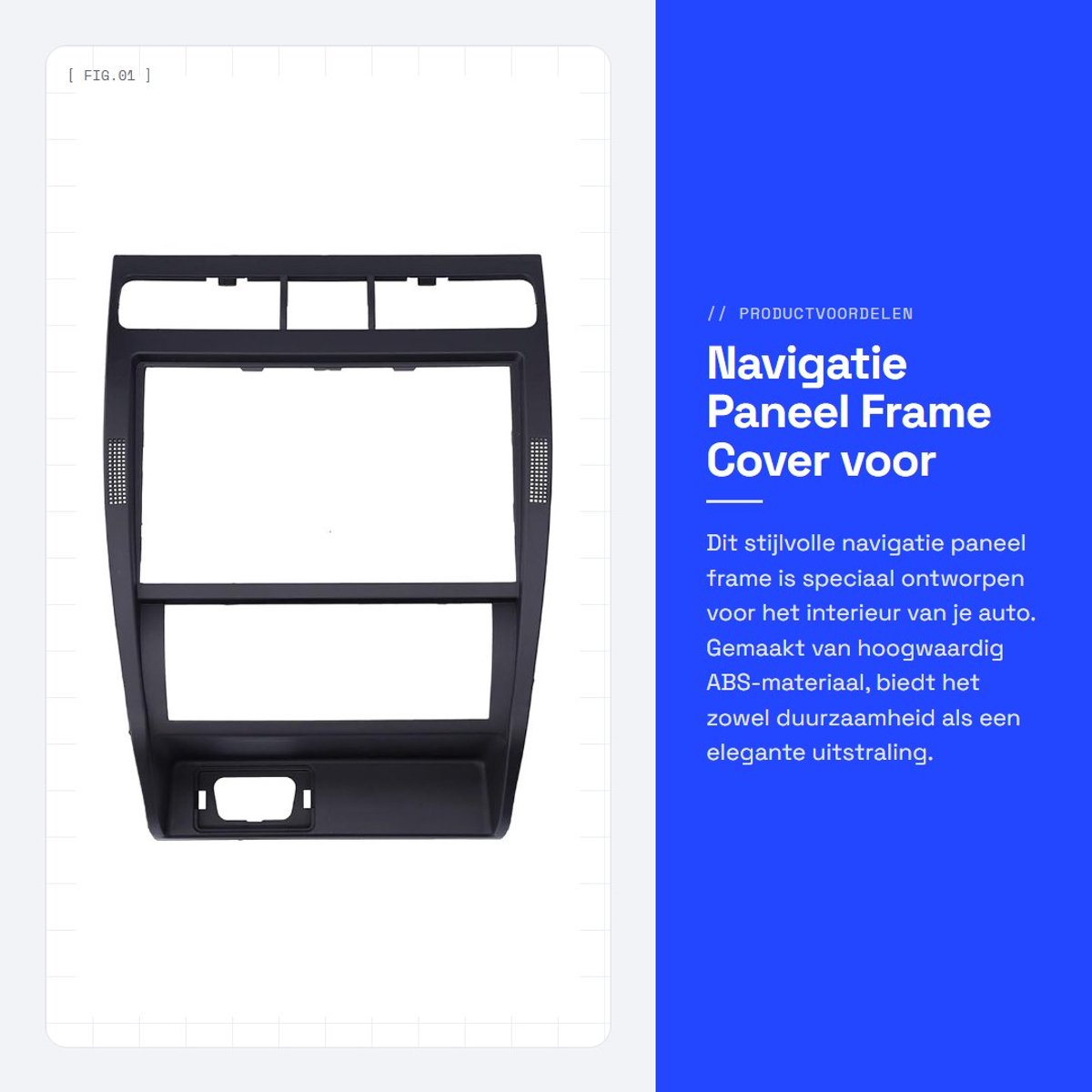 Dailygoods - Navigatie Paneel Frame Cover voor Auto Interieur Decor