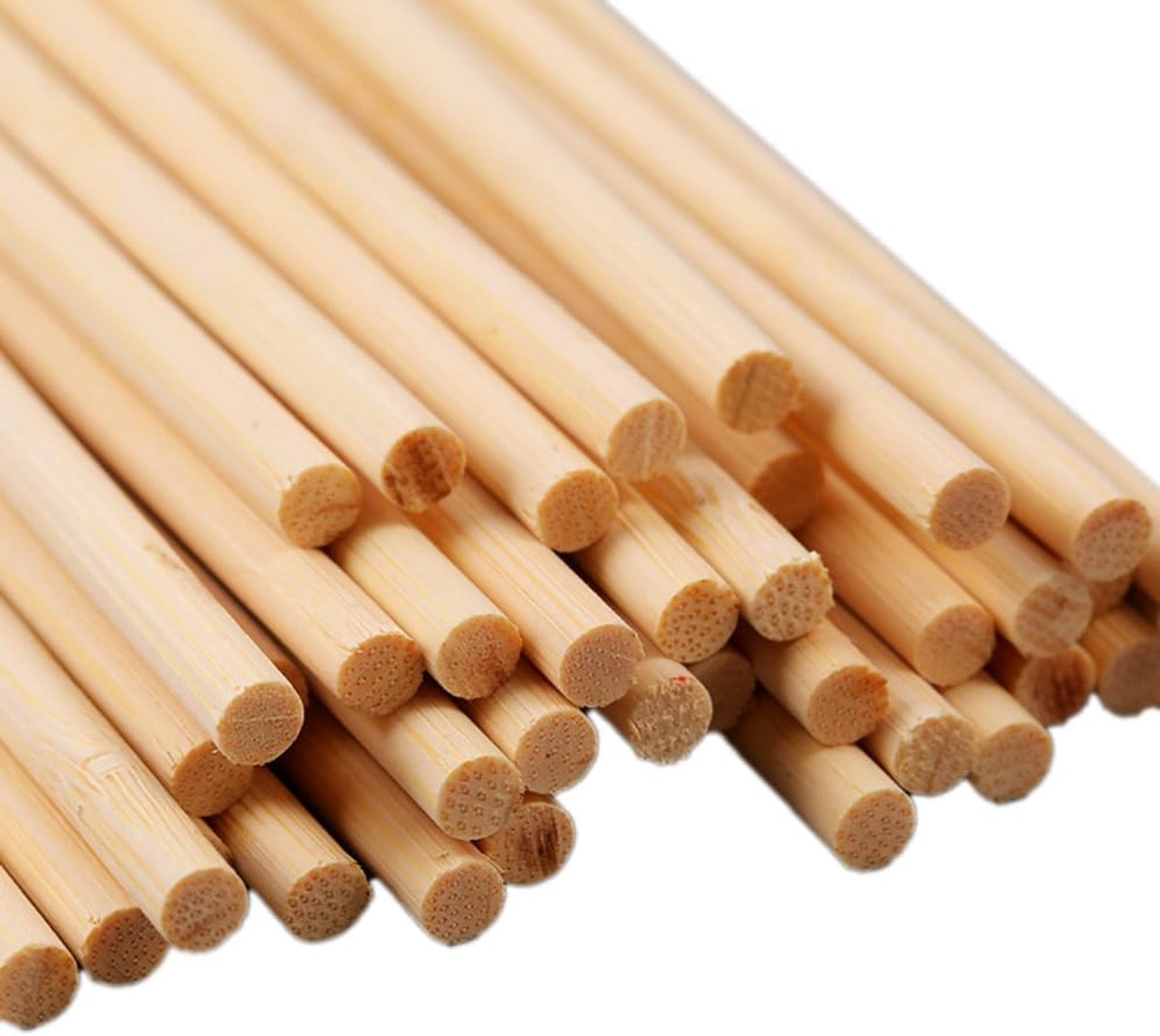 Houten Stokjes - Ambachtelijke Staven - Huis Decoratie - Natuurlijk Bamboe Materiaal - 50c