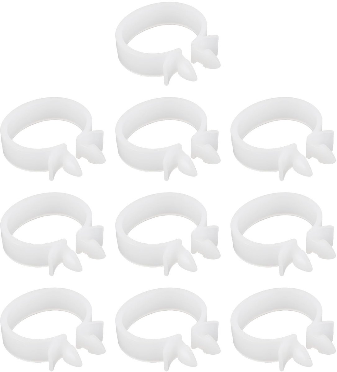 Dailygoods - Kabelhouder Clip - 10x - Geschikt voor Volkswagen Bus T3 - 971321847A - 23x9x7mm - Stevige bevestiging - Perfect voor kabelbeheer - Handi...