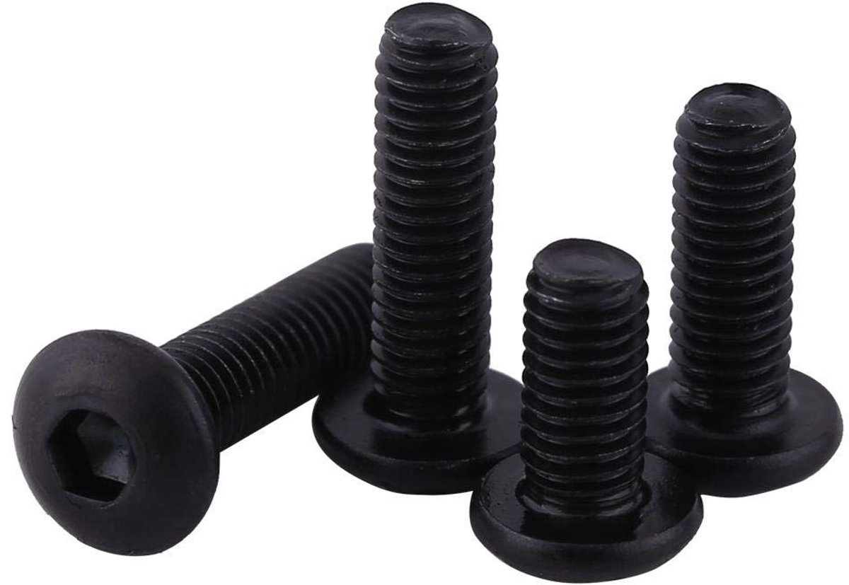 Dailygoods - Inbusbouten - 50 stuks M3 10.9 - Stalen lenskop - Schroeven voor reparatie - Hoogwaardige kwaliteit - Geschikt voor diverse toepassingen